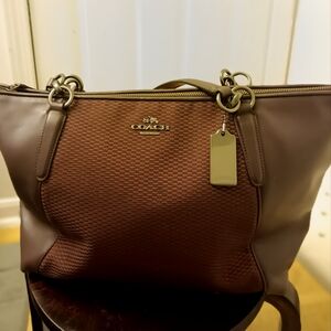 COACH jacquard legacy bag. GUC